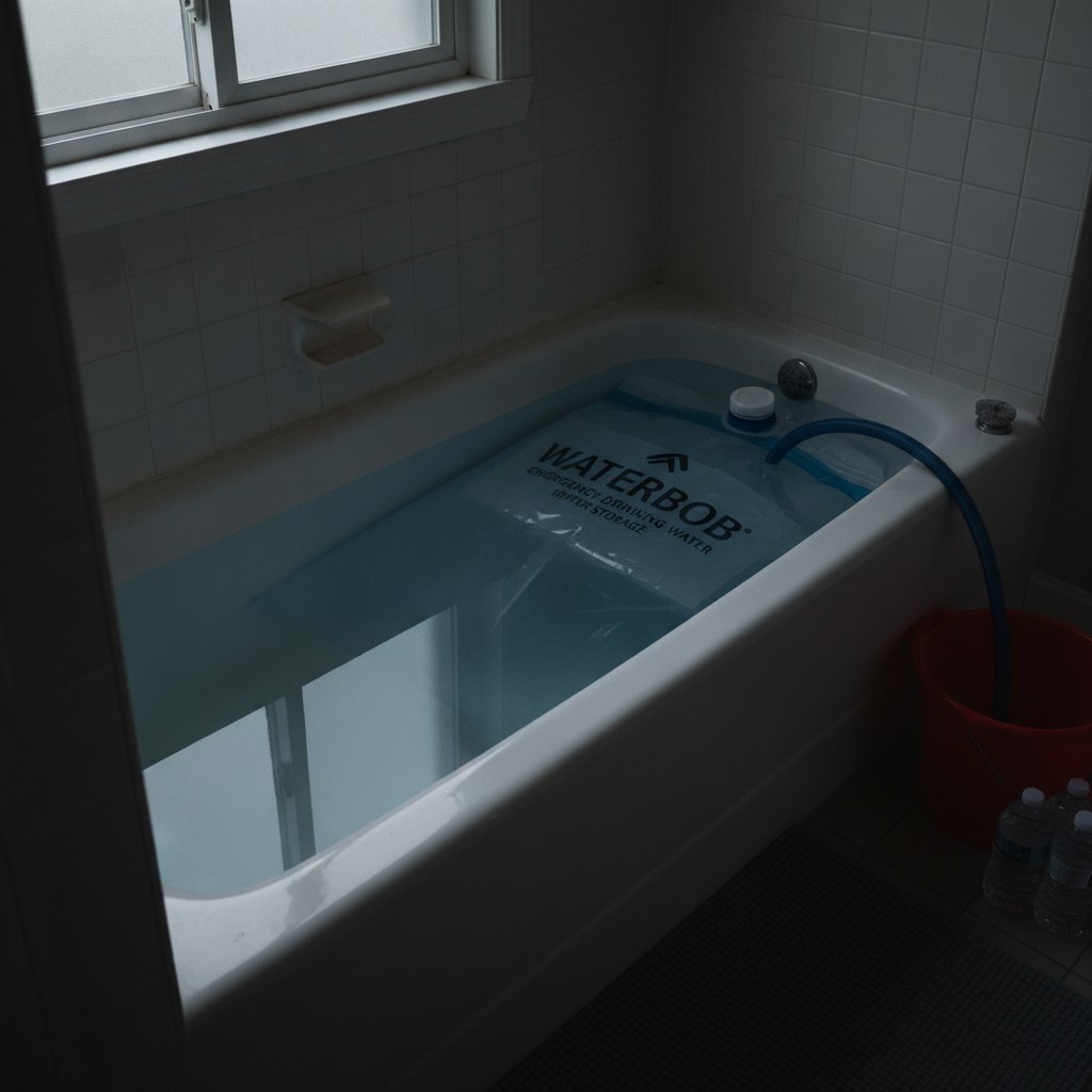 Bathtub Emergency Water Storage: The WaterBOB and DIY Methods