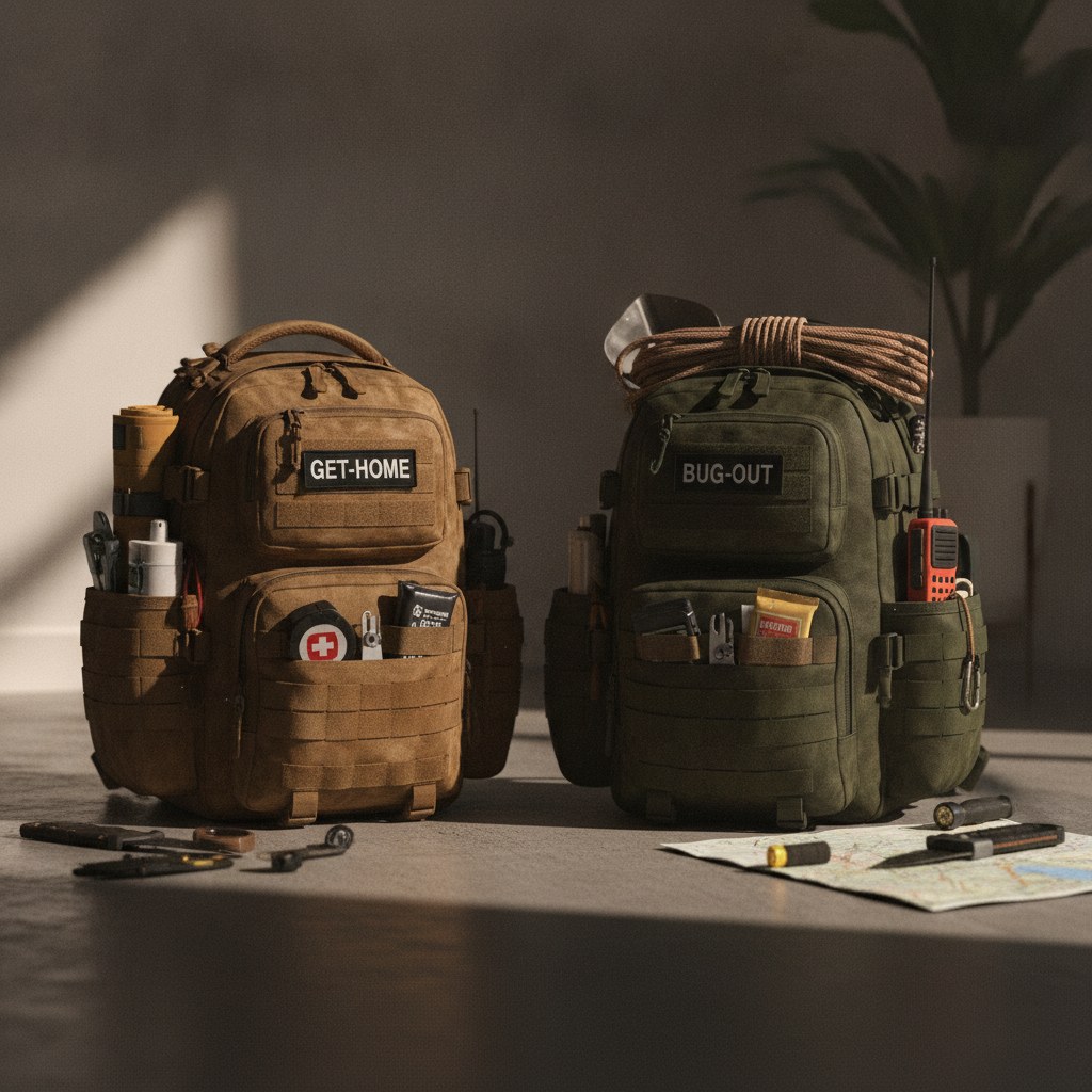 Get Home Bag vs Bug Out Bag: What's the Difference